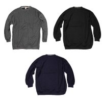 Basic Sweatshirt in 3 Farben Schwarz 10XL