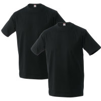 MARLON Adamo T-Shirt im Doppelpack, schwarz