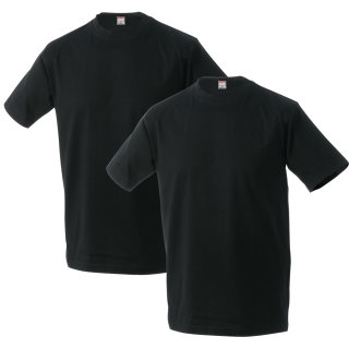 MARLON Adamo T-Shirt 2er Pack schwarz 5XL