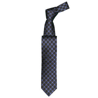 Krawatte extra lang blau Crenova Überlänge 160 cm