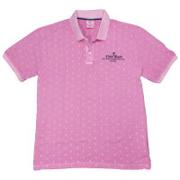 Kitaro Poloshirt in pink, Übergröße
