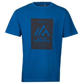 T-Shirt Druck blau Allsize 6XL