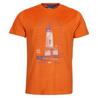 RESTPOSTEN "Leuchtturm" Print T-Shirt von...