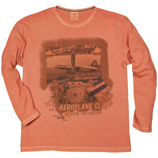 Sweatshirt von Kitaro in Terracotta, &Uuml;bergr&ouml;&szlig;e