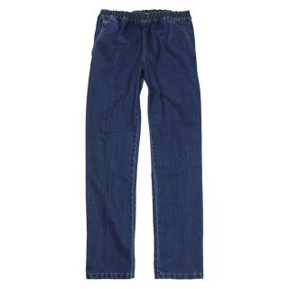 Luigi Morini | Murk Jeans mit Gummizug in blau, Form Weiden