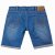 North 56°4 Stretch Jeans Short in Übergröße | stonewashed