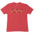 Rotes Kitaro XXL T-Shirt mit Druck