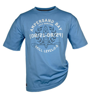 Brigg T-Shirt "Bay" azurblau 10XL