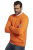 JP1880 Rundhals Pullover in orange, Übergröße