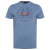 Blaues North 56&deg;4 T-Shirt in &Uuml;bergr&ouml;&szlig;e mit Druck