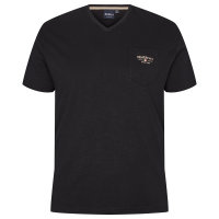 T-Shirt V Ausschnitt schwarz North 56&deg;4