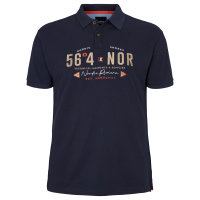 North 56&deg;4 Poloshirt in marineblau
