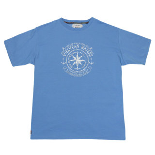 Brigg T-Shirt "Waters" azur 8XL