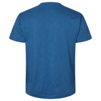 North 56°4 T-Shirt "Denim" Druck in blau