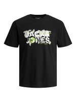 Jack & Jones T-Shirt, schwarz Druck