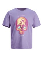Jack & Jones T-Shirt Skull lila