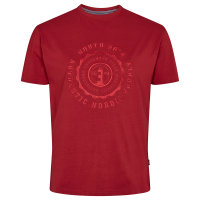 T-Shirt Modisch Stickerei rot Allsize 5XL