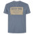 T-Shirt Modisch Druck blau Allsize 7XL