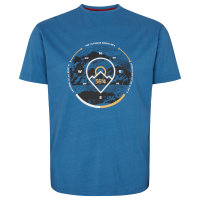 Blaues North T-Shirt in &Uuml;bergr&ouml;&szlig;e