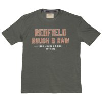 T-Shirt Modisch Brustprint schlamm Redfield