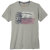 Redfield Plussize T-Shirt in taubengrau | Denim Druck