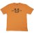 Modisches Ahorn T-Shirt, orange in Übergröße