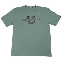 Ahorn T-Shirt mit Druck, Smokey green in...