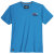 Redfield Plussize T-Shirt V Kragen in blau