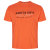 T-Shirt Modisch orange Druck Allsize 8XL