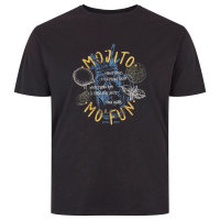 T-Shirt Druck"Mojito"schwarz Allsize