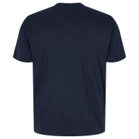 Blaues North 56°4 T-Shirt mit Anker Druck