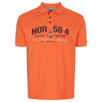 North Poloshirt in Übergröße, orange