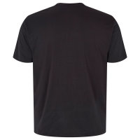 North 56°4 T-Shirt mit Leuchtturm Motiv in schwarz, Übergröße