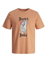 Jack & Jones T-Shirt mit Druck in terrakotta