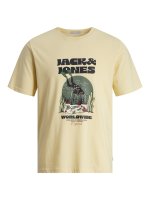 T-Shirt Modisch Druck gelb Jack & Jones