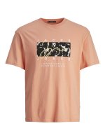 Modisches XXL Jack & Jones T-Shirt in terracotta