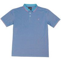 Hajo Poloshirt Übergröße, blau