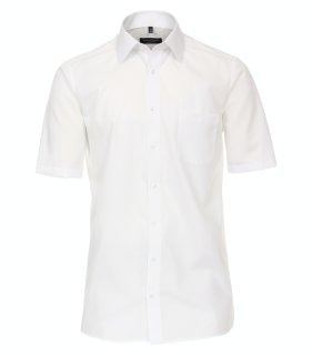 Weißes Kurzarm Business Hemd  von Casamoda