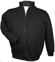 Ahorn Sweatshirt Jacke in &Uuml;bergr&ouml;&szlig;e mit Kapuze in 4 Farben