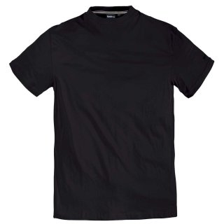 T-Shirt Schwarz in Übergröße von Allsize